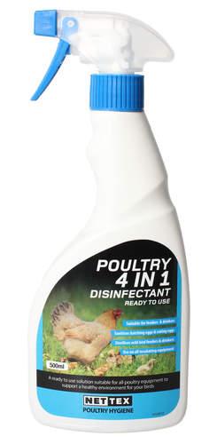 Poultry 4 in 1 Disinfectant - 500ml